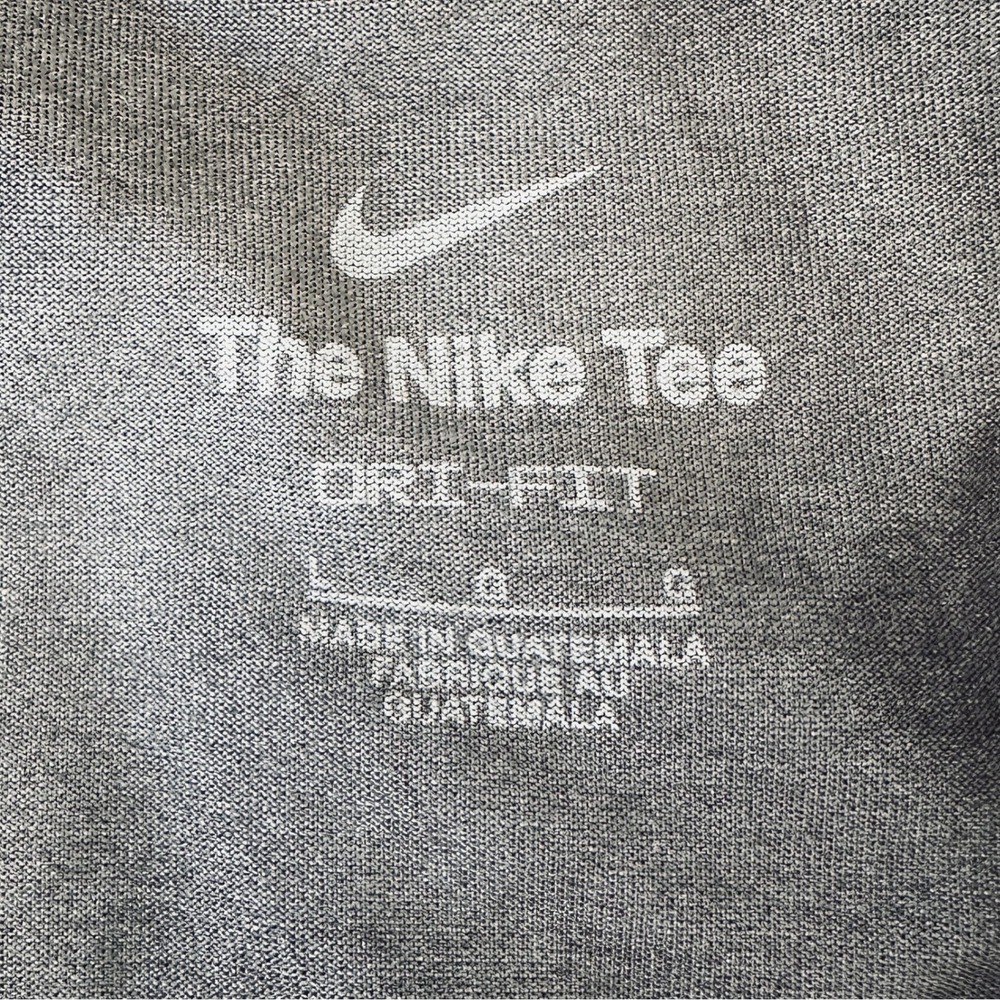Nike Dri-FIT Pierce College Mens Large T-Shirt Gray Heathered Graphic Tee L - Picture 5 of 5